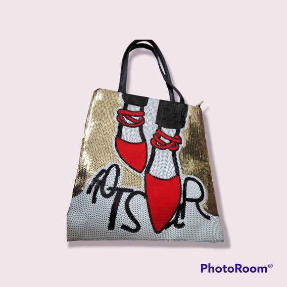 2 for $25 Sequin tote bag - Picture 1 of 6
